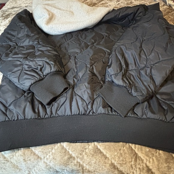 Vintage Ralph Lauren Polo Jeans Co. Full Zip Black Jacket Mens XL Quilted Hoodie - Picture 3 of 11